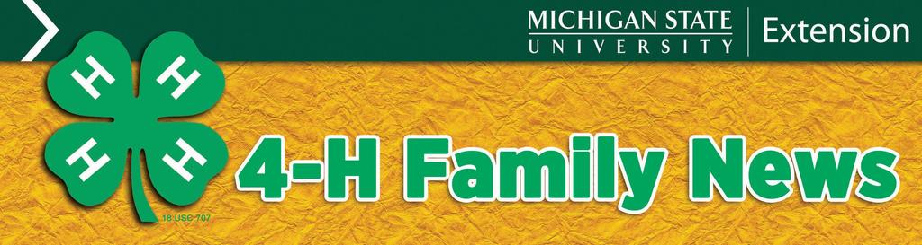 Ingham County September 21, 2018 Weekly Happenings Sept 22 State 4-H Goat Program Ionia Fairgrounds Sept 29 MSU Observatory 9:00-11:00 pm MSU Sept 30 Superintendent Open Position Applications Due Oct
