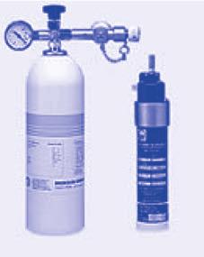 The TL4-6 standalone Helium calibrated leak is adjustable between 10-4 and 10-6 mbar x L/s, with exchangeable Helium reservoir, pressure gauge and two manually operated valves.