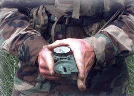 NIGHT NAVIGATION Lensatic Compass for Night Travel STEP 3 NOTE Use the Luminous Sighting Dots as