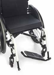 Titanium Flip-Back Footrest