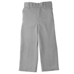 Young Men's Pleated Twill Pant A wardrobe staple in an easy-care cotton/polyester blend. Styled with side-seam and back pockets. Hook and eye closure. Imported. Machine wash.