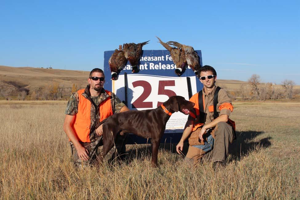 Photos Happy hunters during a regular hunting slot at