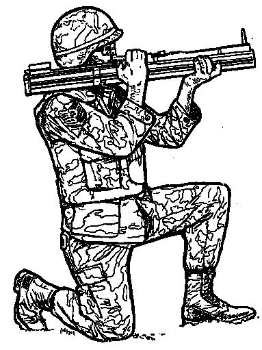 74 AFMAN36-2227V2 1 February 1996 Figure 5.3. Modified Kneeling Position. Modified Kneeling Position. The modified kneeling position is best for tracking moving targets.