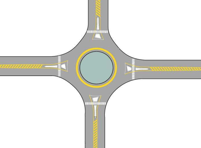 HOW TO DRIVE A ROUNDABOUT 7 1. As you approach a roundabout there will be a yield sign - slow down, watch for pedestrians and cyclists, and be prepared to stop if necessary. 2.