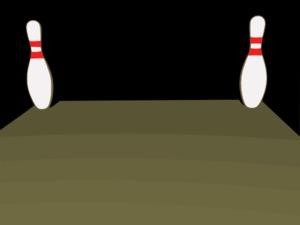 My first bowling pin was a plastic bowling pin bank made by the bowling company Master. I also had my own miniature bowling lane with wooden pins, less than two feet in length.