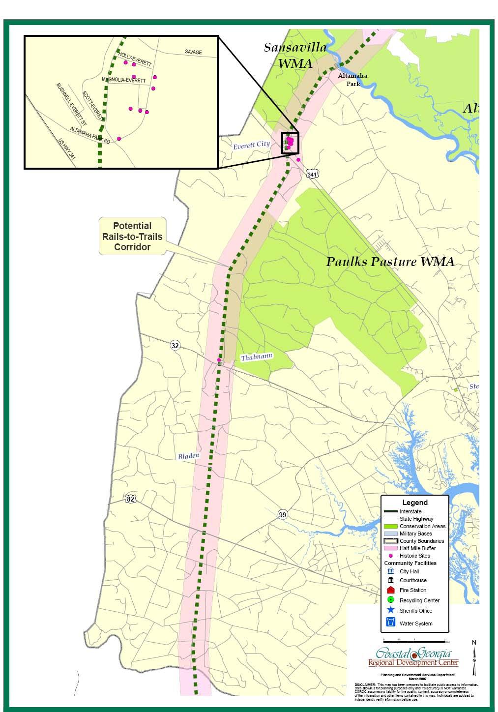 Figure 5-5: Rails-to-Trails Glynn County