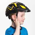 is less than five years old and has not been hit by a hard object or by falling off your bike. has adjustable straps THAT YOU ALWAYS BUCKLE.