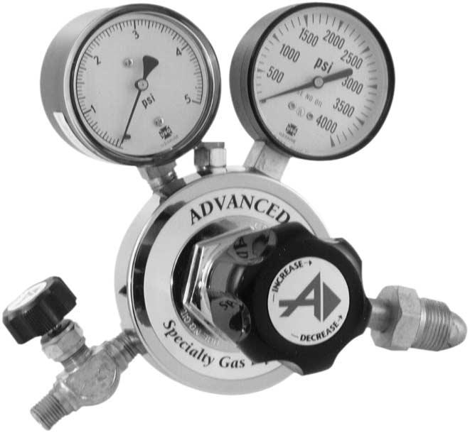 INSTRUCTIONS FOR MODEL TSC LOW DELIVERY PRESSURE GAS REGULATORS THIS BOOKLET CONTAINS PROPRIETARY INFORMATION OF ADVANCED SPECIALTY GAS EQUIPMENT CORP.