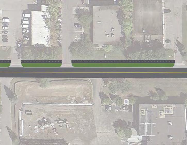 Description of Potential Improvements Depending on available pavement and right-of-way, install a 8 foot shared-use facility on the north side of the street; Consider a Road Diet to