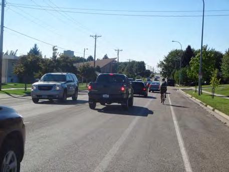 Shared-use path/trail Increasing Separation from Motor Vehicles On-Street Bicycle