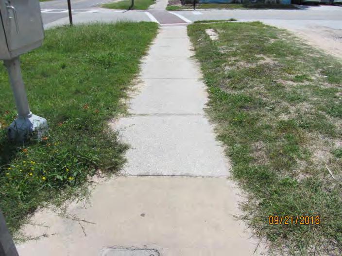 Location: Corridor-Wide Issue #8: Sidewalk Maintenance Figure 23 Figure 24 Figure 25 Figure 26 Description of Issue: There