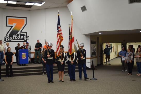 Page 4 Honoring Our Veterans At Zephyrhills High School, all of the faculty, staff,