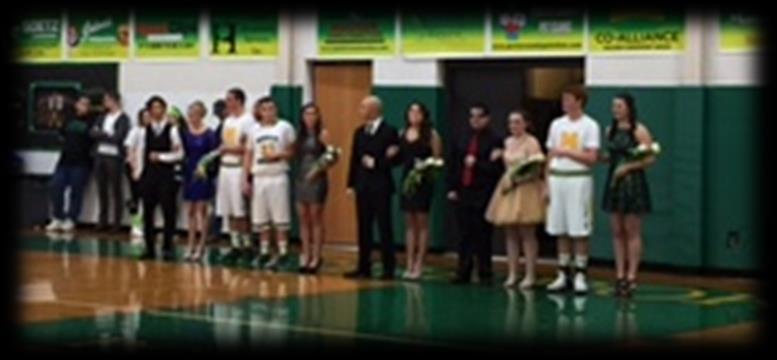 On December 9 th we held our Homecoming Coronation between the JV and Varsity