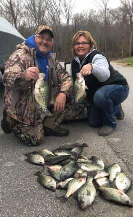 Watts Bar crappies! Guided by Barry s Guide Service.