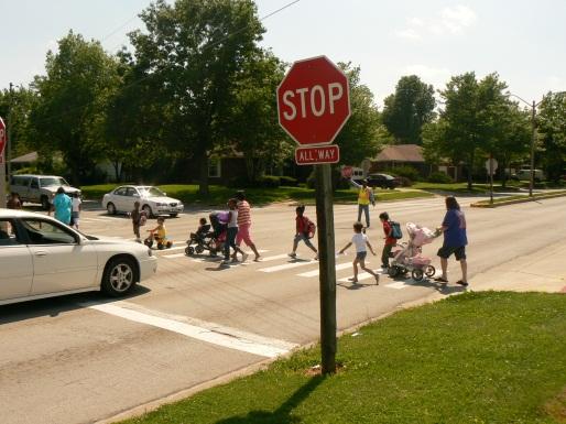 (scoring only) Traffic control device actuation (scoring only) Field Sidewalks Crosswalks School bike rack