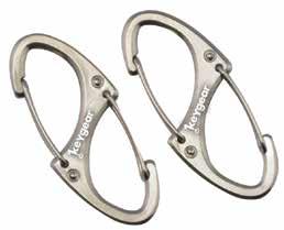 CARABINER CLIPS Simple, yet functional, these handy