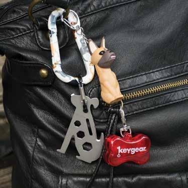 KeyGear is a complete line of fun and unique keychains with a purpose, great for adding personal style and functionality to your keys.