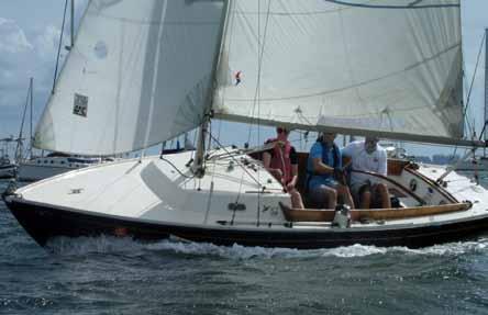 Thanks to Capt. Bruce Penrod, certified instructor, for conducting the two classes, totaling seven (7) days, on his handsome 40 sloop, Leaping Groundhog.