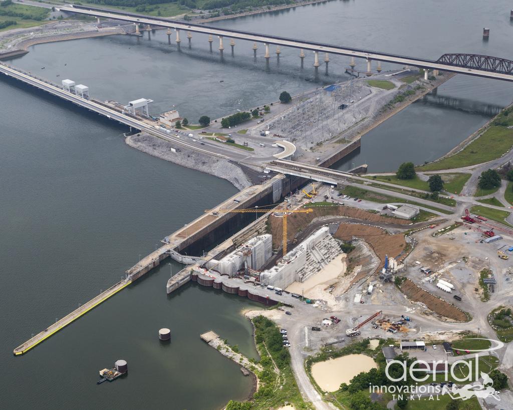 Kentucky Lock Project Overview D/S Lock Excavation Award Sept. 2018 Bridges Superstructures - $104M Completed Jul 2014 Bridges Substructures - $44M Completed Mar 2006 D/S Cofferdam - $67.