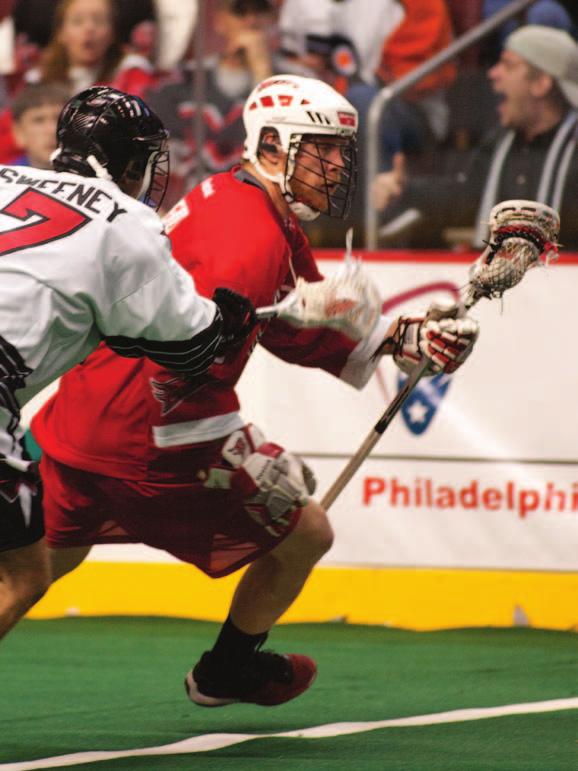 4 Two professional lacrosse teams compete in