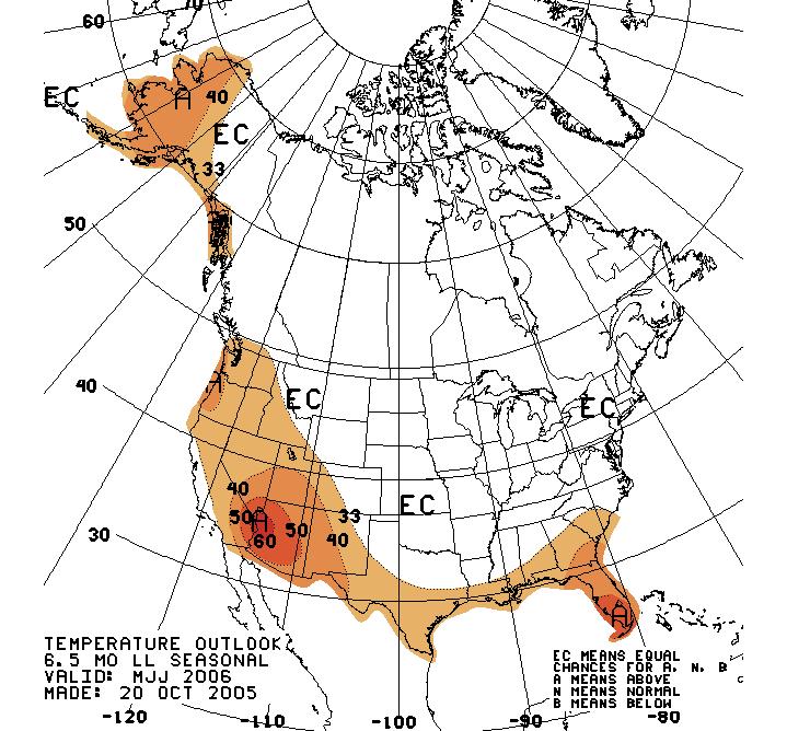 Temperature May-Jul 2006 From the Colorado Prediction Center http://www.cpc.ncep.