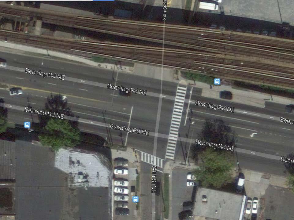 3.6 Benning Road and 34 th Street Intersection Figure 7 provides crash analysis information for the Benning Road and 34 th Street intersection.