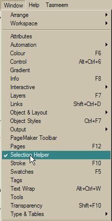 Window menu Selection helper Tasmeem provides a simple and effective tool to deal with complex text.