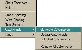 Catchword Generator.