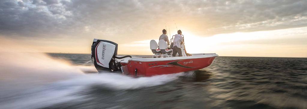 THE OUTBOARD OF THE FUTURE. AVAILABLE TODAY. Introducing a revolutionary concept in outboards a choice.
