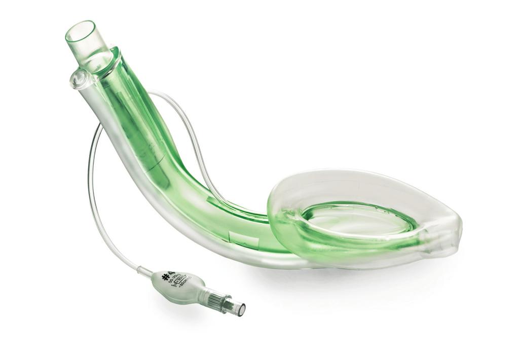 Integrated gastric access channel for managing gastric content The original anatomical curve, ensuring rapid placement Intubating capability using standard ET-tubes Integrated bite absorption area