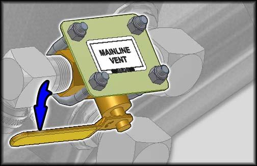 png Step 13 Open ball valve labeled Mainline Vent (see Figure 5 item B) to relieve