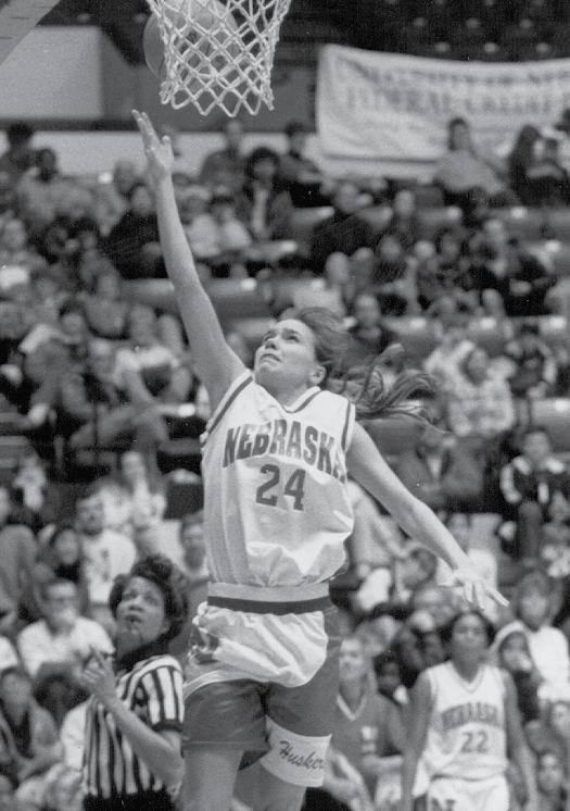 Crouch was a pioneering girls basketball player growing up in Lincoln, as she asked the Lincoln Public Schools Board to add schoolsponsored girls basketball teams as a junior in 1973-74.