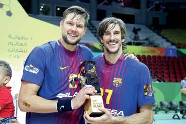 Füchse Berlin win second title in a row in 2016 FC Barcelona Lassa claim 2017 Super Globe trophy In 2017, the best club teams met for the eighth straight time in Doha.