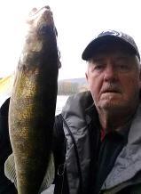 (See photo) Randy with Smallmouth VENANGO COUNTY Allegheny River Steve Udick (Franklin); filed 11-6: with the small creeks running high on the 5 th, I got my minnows in the morning from backwater
