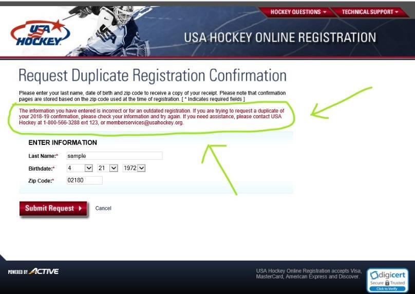 2) Write down your USAH# and go to your player registration page to input the number into your SYH profile. (See Section III for detailed instructions.) If you Do NOT have a Valid USAH#.
