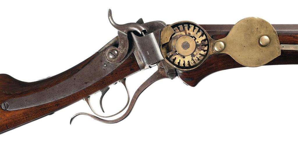 The military Sharps rifle, known as the Berdan Sharps rifle, was used during and after the American Civil War. It was the first true sniper rifle.