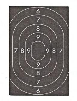4.5 Combat Target - The NRA B-18 Target is used for the combat event.