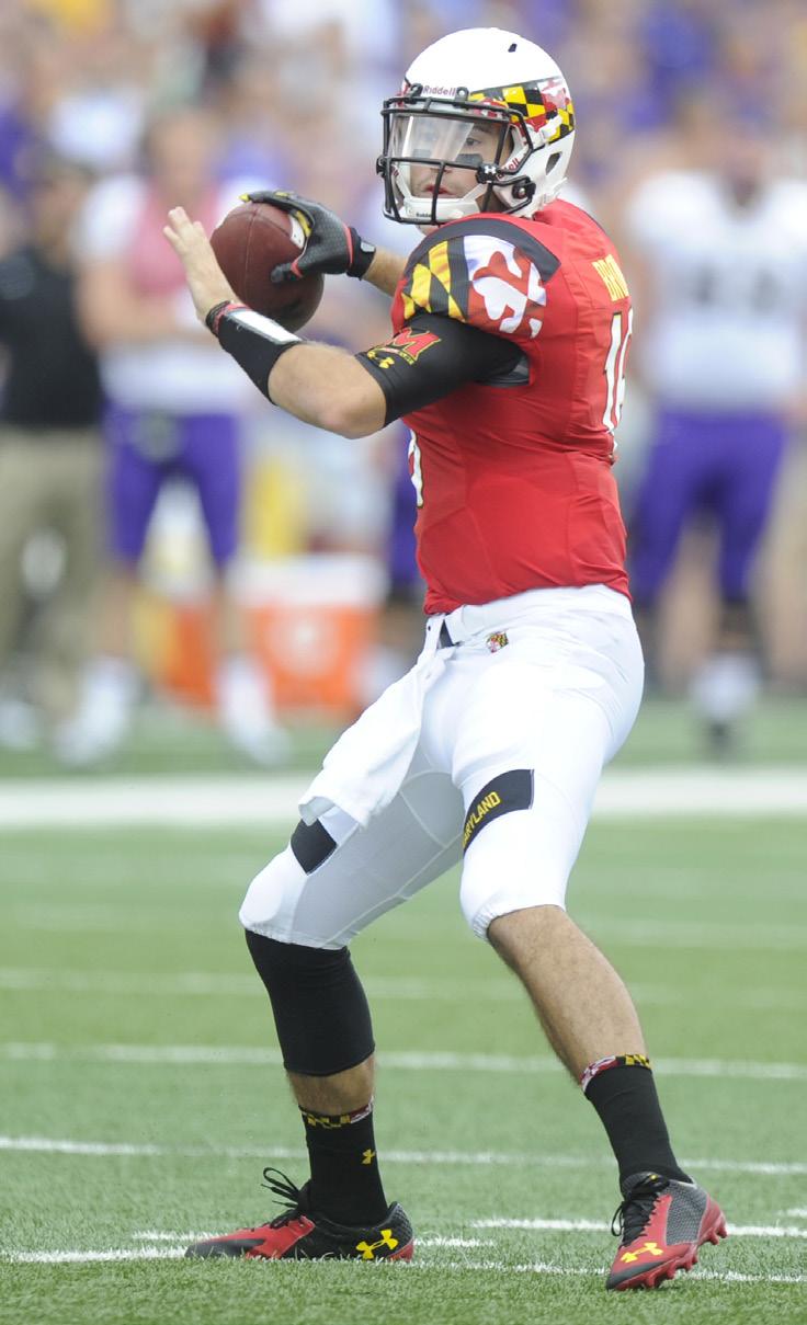 GAME 1 RECAP: JAMES MADISON TERPS ROUT JMU 52-7 IN 2014 SEASON OPENER COLLEGE PARK, Md. - C.J. Brown accounted for 172 total yards and four touchdowns to lead the University of Maryland football team to a 52-7 rout of James Madison in the Terps 2014 season opener.