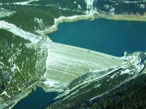 built in 1973 Kinbasket Reservoir