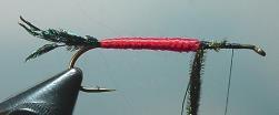 Monthly Newsletter of the Santiam Flycasters Page 7 4. Tie in 4 or 5 peacock herls by their tips (Fig 7.