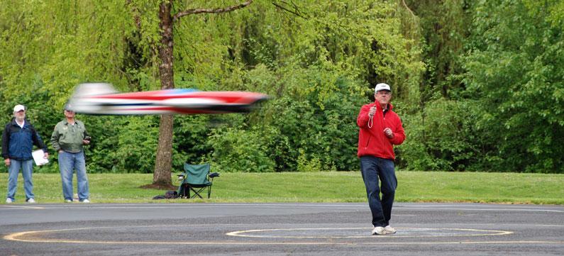 Paul Walker puts in the winning flight in Expert Precision Aerobatics on Sunday.