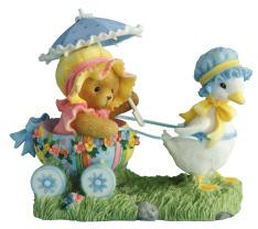 In celebration of this season of renewal, three new garden-themed figurines are now available. From new seedlings to pots of lovely blooms, these pieces echo the fresh season of spring.