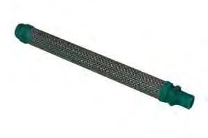 Made from high quality stainless steel wire mesh. Green, 30 mesh. Approx. diameter: 8.9 mm. Approx. length: 102 mm.