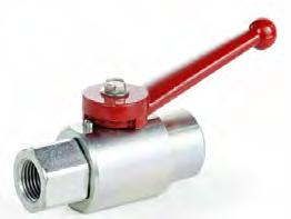 Thread FF1/4". Max. pressure 500 bar 70,00 HPV1420MS Ball valve for high pressure. Fittings M1/4" - M20x2. Max. pressure 500 bar 40,00 HPV1420MX Stainless steel ball valve for high pressure.
