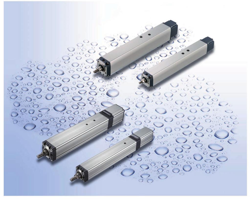 Product Data Sheets RCPW-RA RoboCylinder Brochure Extract GB Dust-/Splash-/Water-proof