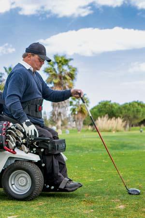 Soon the idea was born to create a suitable golf cart now known as ParaGolfer.