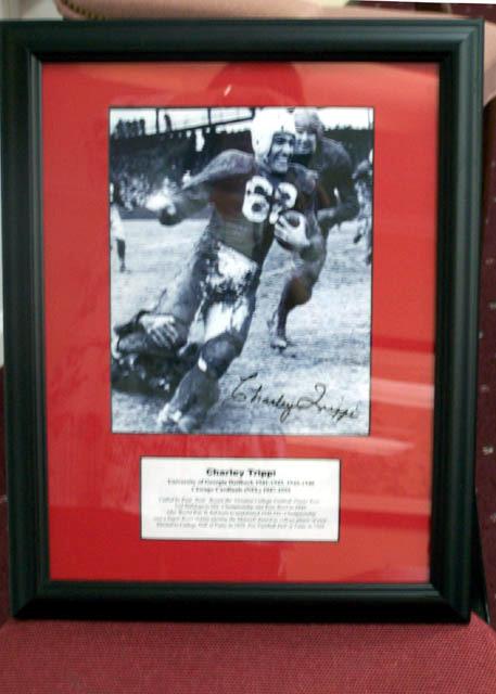 Item #BP10-24 Charley Trippi - One sentence will tell you all you need to know about this Legend. Paul Bear Bryant considered Trippi the greatest college football player he ever saw.