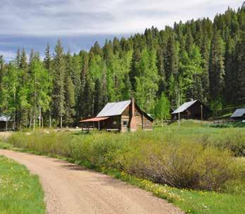 HIDDEN LAKE RANCH IMPROVEMENTS Improvements: Hidden Lake Ranch was originally operated as an elk hunting guest ranch.