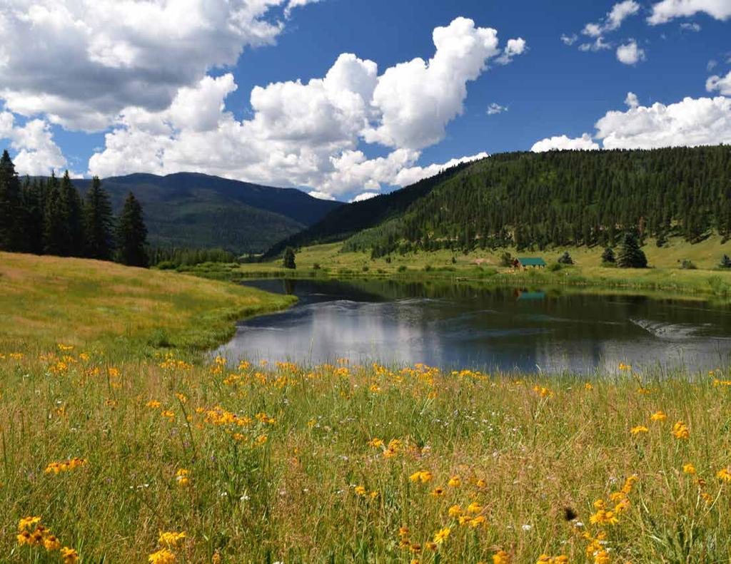 Live Water: One of the premier fly fishing ranches in the Rocky Mountain West, the Hidden Lake Ranch is rich in