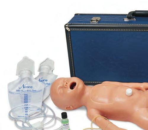 About the Simulator Meeting your neonatal resuscitation program course curriculum, the Life/form Newborn Nursing Skills and ALS Simulator replicates a full-term infant.